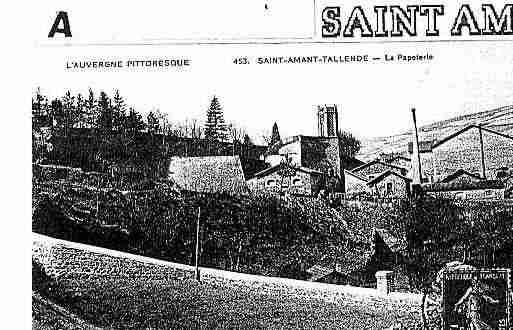 Ville de SAINTAMANTTALLENDE Carte postale ancienne