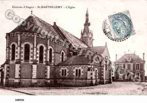 Ville de SAINTBARTHELEMYD\\\'ANJOU Carte postale ancienne Ville de SAINTBARTHELEMYD\\\'ANJOU Carte postale ancienne
