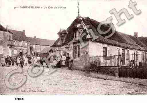 Ville de SAINTBRISSON Carte postale ancienne