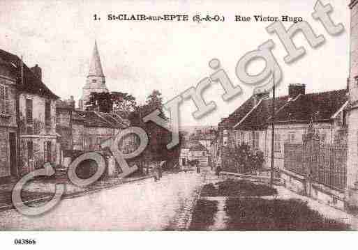 Ville de SAINTCLAIRSUREPTE Carte postale ancienne