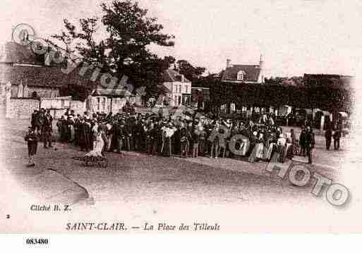 Ville de SAINTCLAIRSURL\\\'ELLE Carte postale ancienne Ville de SAINTCLAIRSURL\\\'ELLE Carte postale ancienne