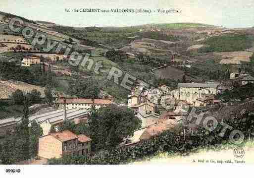 Ville de SAINTCLEMENTSURVALSONNE Carte postale ancienne