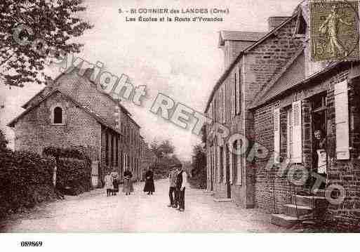 Ville de SAINTCORNIERDESLANDES Carte postale ancienne