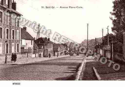 Ville de SAINTCYRL\'ECOLE Carte postale ancienne