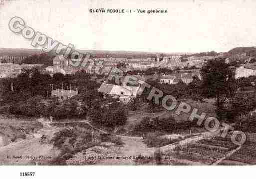 Ville de SAINTCYRL\'ECOLE Carte postale ancienne