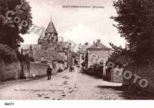 Ville de SAINTDENISD\\\'ANJOU Carte postale ancienne