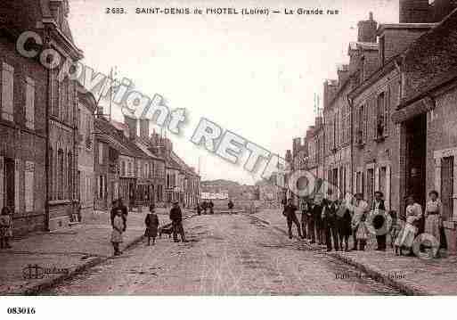 Ville de SAINTDENISDEL\'HOTEL Carte postale ancienne