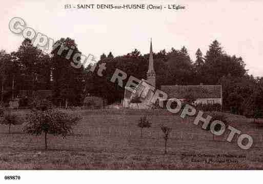 Ville de SAINTDENISSURHUISNE Carte postale ancienne