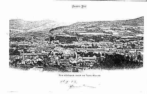 Ville de SAINTDIE Carte postale ancienne