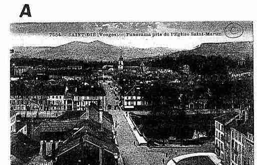 Ville de SAINTDIE Carte postale ancienne