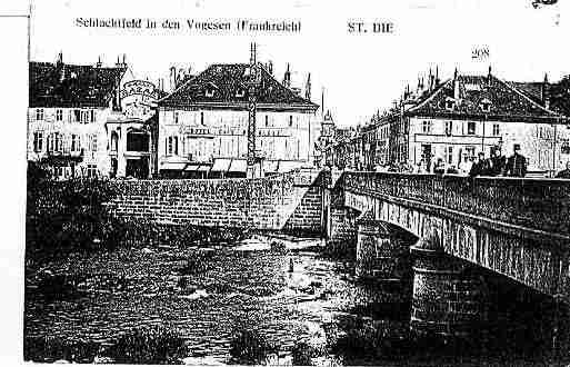 Ville de SAINTDIE Carte postale ancienne