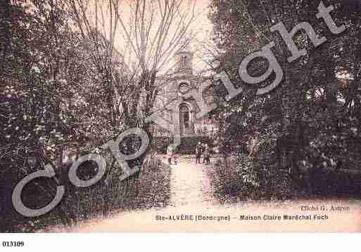 Ville de SAINTEALVERE Carte postale ancienne