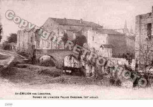 Ville de SAINTEMILION Carte postale ancienne