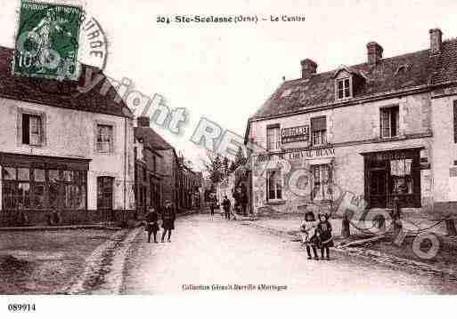 Ville de SAINTESCOLASSESURSARTHE Carte postale ancienne