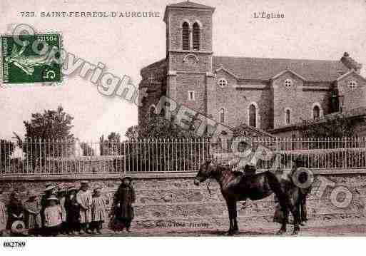 Ville de SAINTFERREOLD\\\'AUROURE Carte postale ancienne