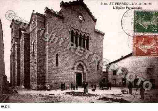 Ville de SAINTFERREOLD\'AUROURE Carte postale ancienne