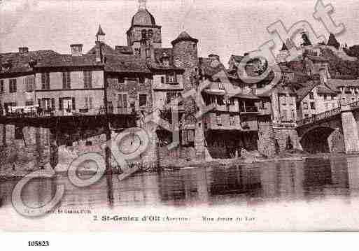 Ville de SAINTGENIEZD\'OLT Carte postale ancienne