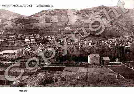 Ville de SAINTGENIEZD\'OLT Carte postale ancienne