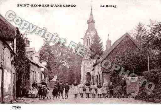 Ville de SAINTGEORGESD\'ANNEBECQ Carte postale ancienne