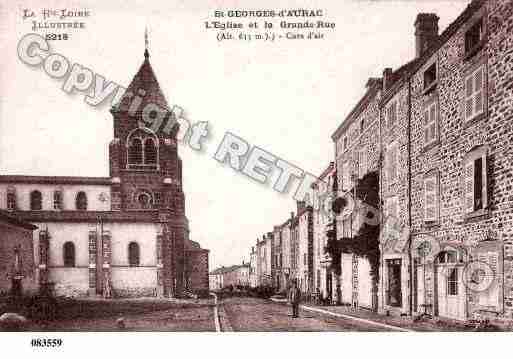Ville de SAINTGEORGESD\'AURAC Carte postale ancienne