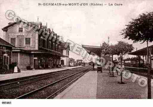 Ville de SAINTGERMAINAUMONTD\'OR Carte postale ancienne