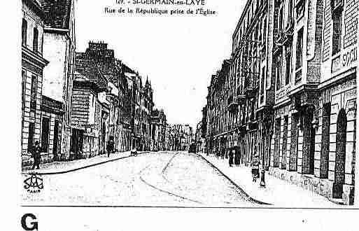 Ville de SAINTGERMAINENLAYE Carte postale ancienne