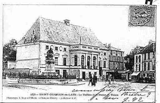 Ville de SAINTGERMAINENLAYE Carte postale ancienne