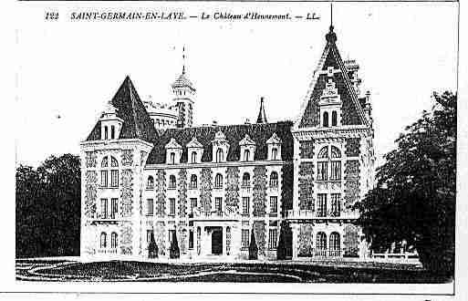 Ville de SAINTGERMAINENLAYE Carte postale ancienne