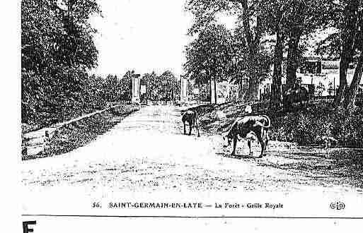 Ville de SAINTGERMAINENLAYE Carte postale ancienne