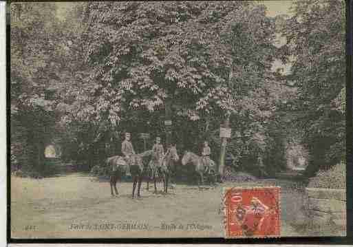 Ville de SAINTGERMAINENLAYE Carte postale ancienne