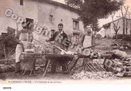 Ville de SAINTGERMAINL\'HERM Carte postale ancienne