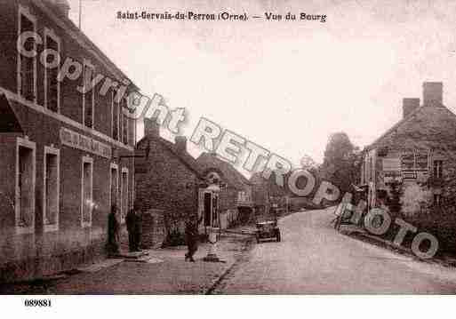 Ville de SAINTGERVAISDUPERRON Carte postale ancienne