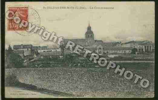 Ville de SAINTGILDASDESBOIS Carte postale ancienne Ville de SAINTGILDASDESBOIS Carte postale ancienne