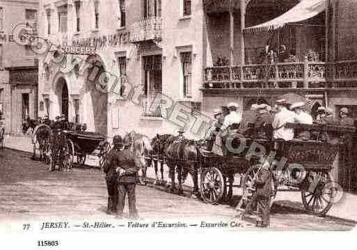 Ville de SAINTHELIER Carte postale ancienne Ville de SAINTHELIER Carte postale ancienne