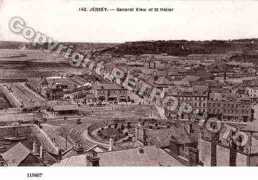 Ville de SAINTHELIER Carte postale ancienne Ville de SAINTHELIER Carte postale ancienne