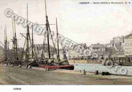 Ville de SAINTHELIER Carte postale ancienne Ville de SAINTHELIER Carte postale ancienne