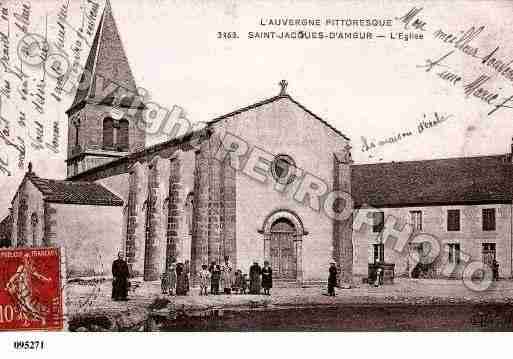 Ville de SAINTJACQUESD\'AMBUR Carte postale ancienne