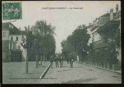 Ville de SAINTJEAND\'ANGELY Carte postale ancienne