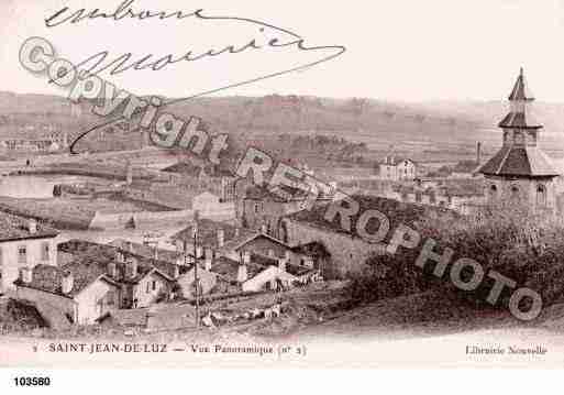 Ville de SAINTJEANDELUZ Carte postale ancienne