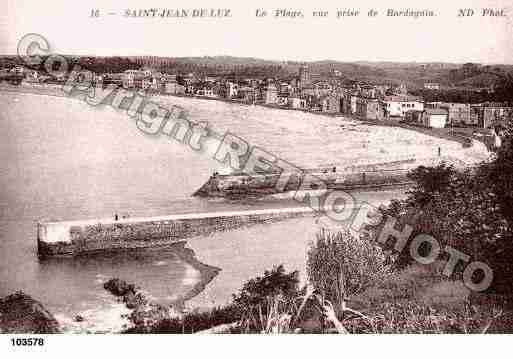Ville de SAINTJEANDELUZ Carte postale ancienne