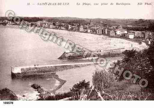 Ville de SAINTJEANDELUZ Carte postale ancienne