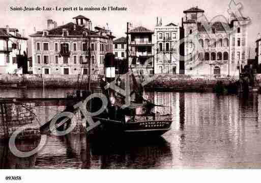 Ville de SAINTJEANDELUZ Carte postale ancienne