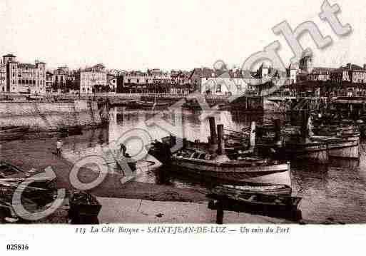 Ville de SAINTJEANDELUZ Carte postale ancienne