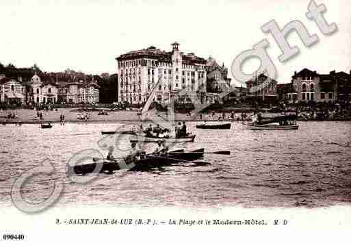 Ville de SAINTJEANDELUZ Carte postale ancienne