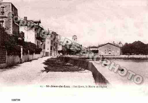 Ville de SAINTJEANDELUZ Carte postale ancienne