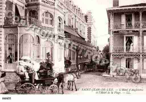 Ville de SAINTJEANDELUZ Carte postale ancienne