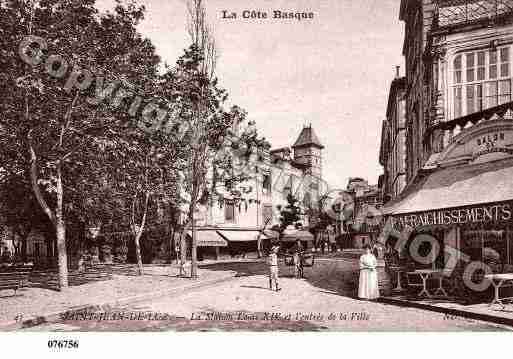 Ville de SAINTJEANDELUZ Carte postale ancienne