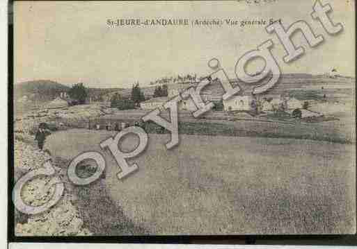 Ville de SAINTJEURED'ANDAURE Carte postale ancienne