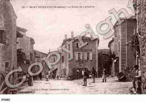 Ville de SAINTJEURED\'AY Carte postale ancienne