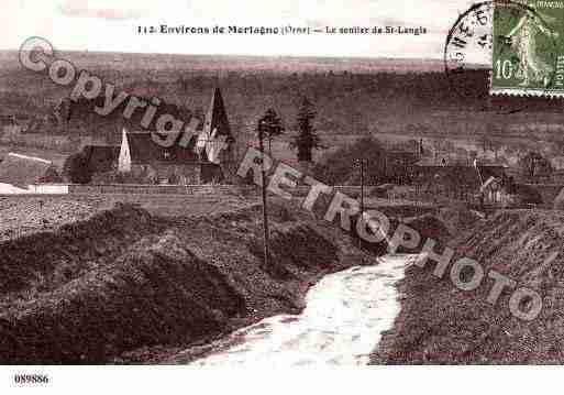 Ville de SAINTLANGISLESMORTAGNE Carte postale ancienne